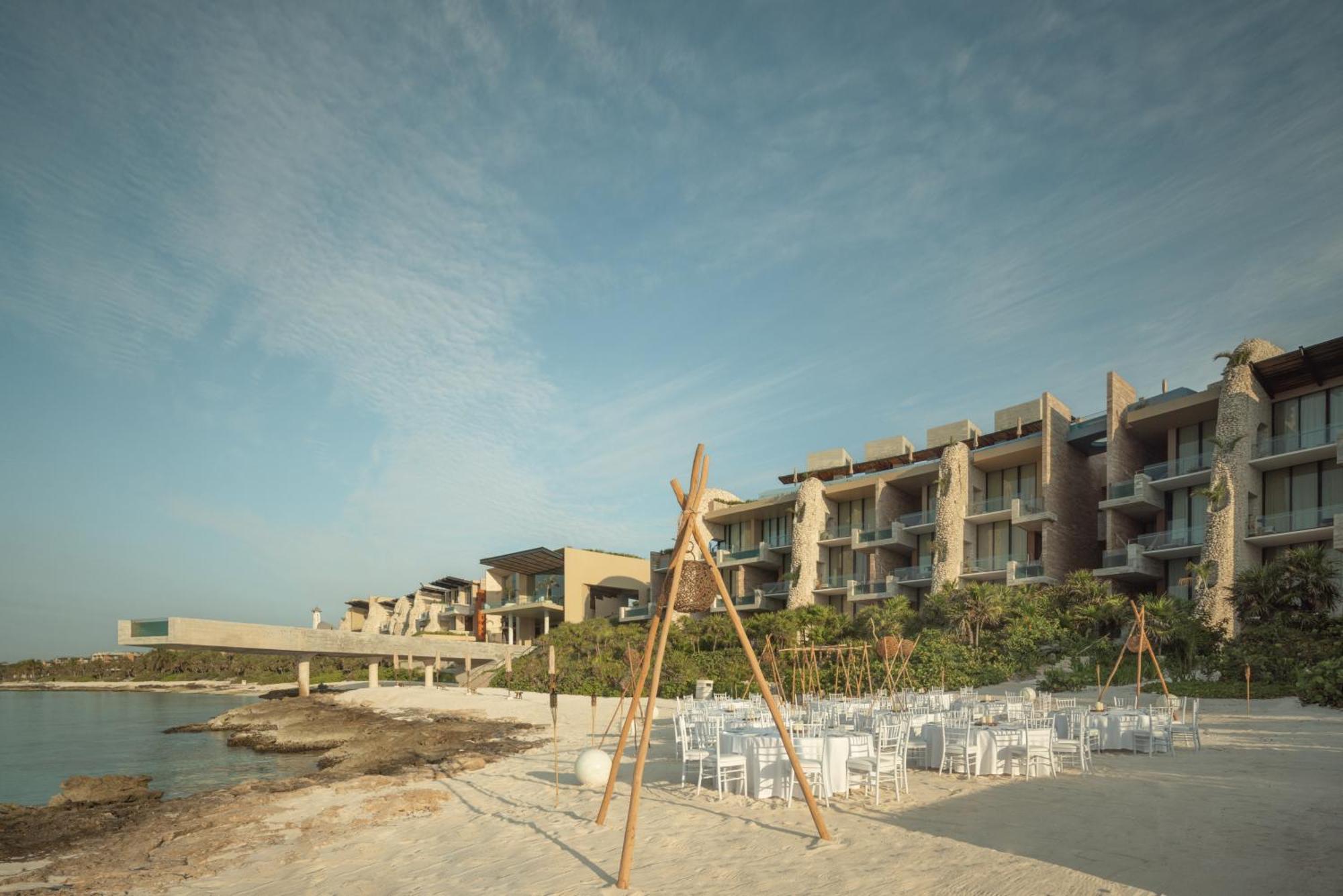 La Casa De La Playa By Xcaret (Adults Only) Hotell Los Dos Compadres Eksteriør bilde